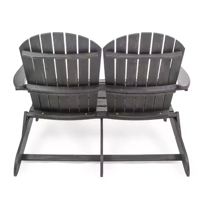Christopher Knight Home Malibu Outdoor Acacia Wood Folding Adirondack Loveseat