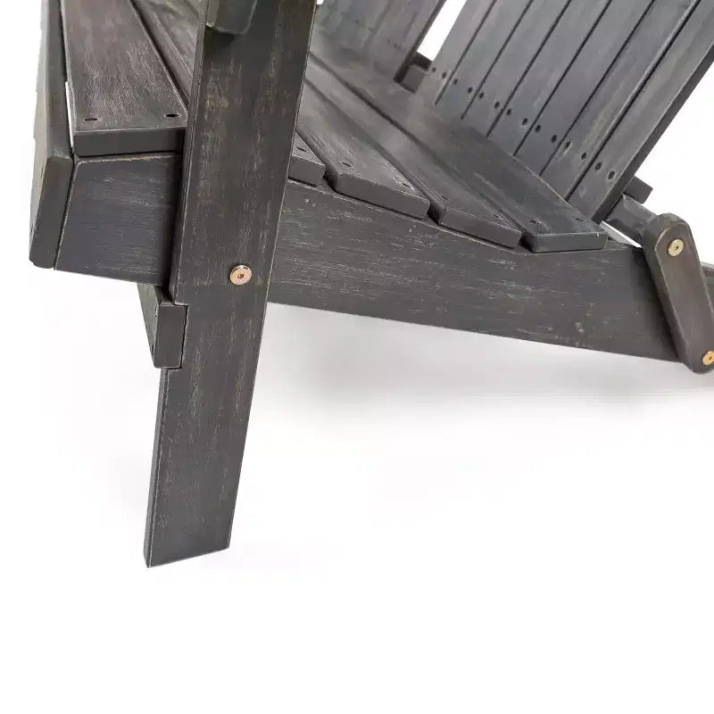 Christopher Knight Home Malibu Outdoor Acacia Wood Folding Adirondack Loveseat