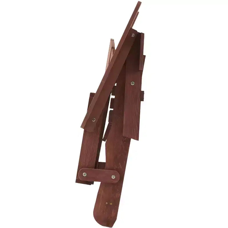 Chaise Adirondack surdimensionnée en bois Whisen avec dossier prémonté
