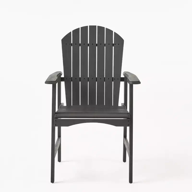 Okak Oversized Patio Folding Adirondack Chair,Set of 2,Premium Acacia Accent Chair Dining Chair for Garden&Backyard,Outdoor Lounge Chair