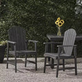 Okak Oversized Patio Folding Adirondack Chair,Set of 2,Premium Acacia Accent Chair Dining Chair for Garden&Backyard,Outdoor Lounge Chair