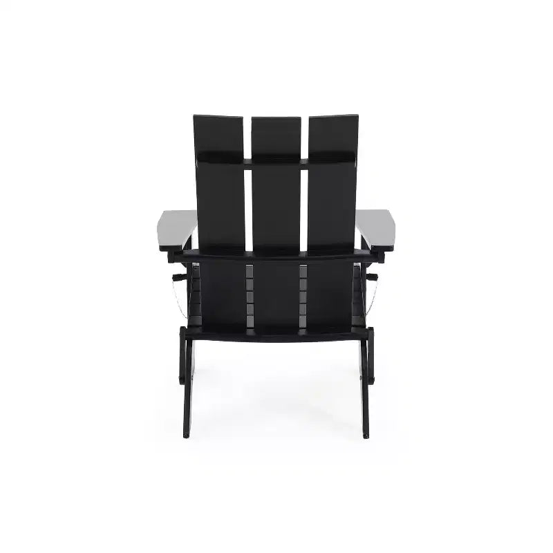 Okak Rustic Patio Folding Adirondack Chair Acacia Accent Chair for Porch,Garden&Backyard,Outdoor Lounge Chair,300lbs Max