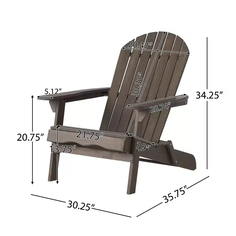 Christopher Knight Home Malibu Chaises Adirondack d'extérieur en bois d'acacia avec coussins (Lot de 2)