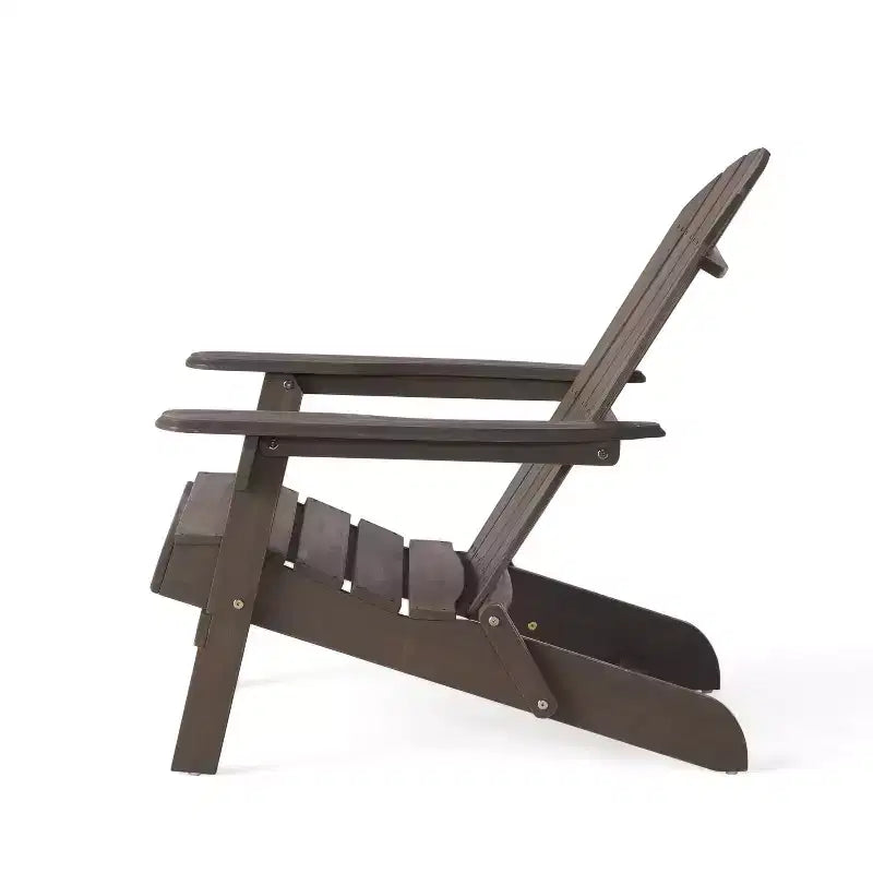 Christopher Knight Home Malibu Chaises Adirondack d'extérieur en bois d'acacia avec coussins (Lot de 2)