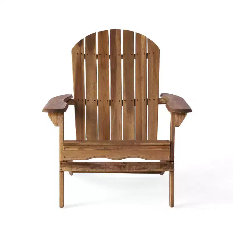 Christopher Knight Home Malibu Chaises Adirondack d'extérieur en bois d'acacia avec coussins (Lot de 2)