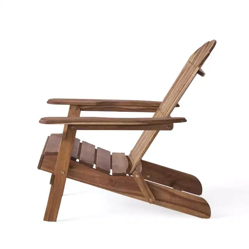 Christopher Knight Home Malibu Chaises Adirondack d'extérieur en bois d'acacia avec coussins (Lot de 2)