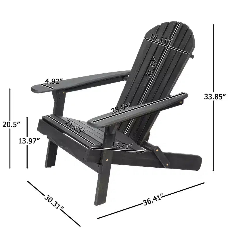 Christopher Knight Home Malibu Chaises Adirondack d'extérieur en bois d'acacia avec coussins (Lot de 2)