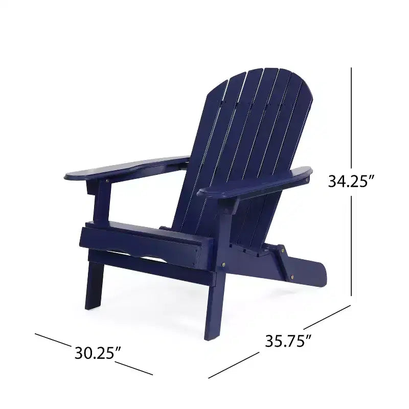 Christopher Knight Home Malibu Chaises Adirondack d'extérieur en bois d'acacia avec coussins (Lot de 2)