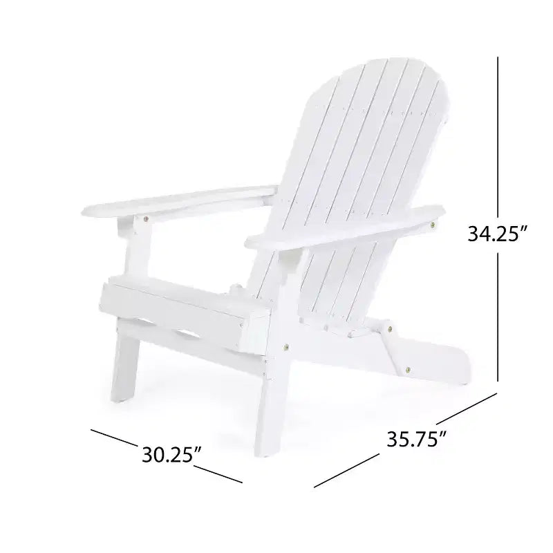 Christopher Knight Home Malibu Chaises Adirondack d'extérieur en bois d'acacia avec coussins (Lot de 2)