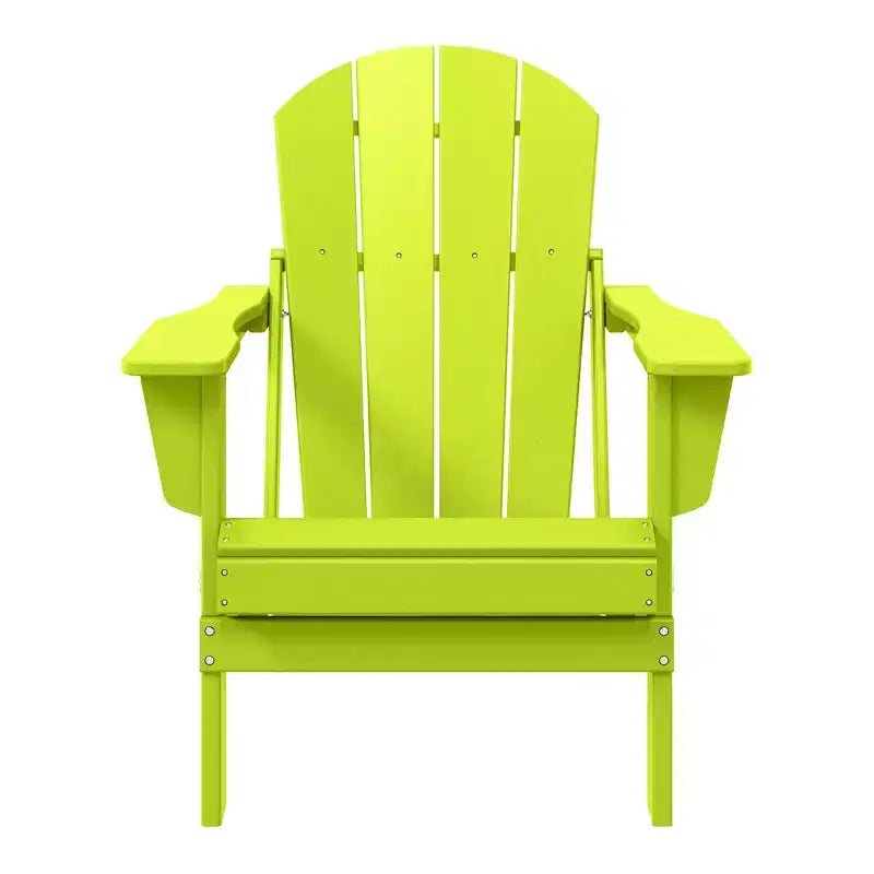WestinTrends Malibu HDPE Outdoor Patio Folding Poly Adirondack Chair