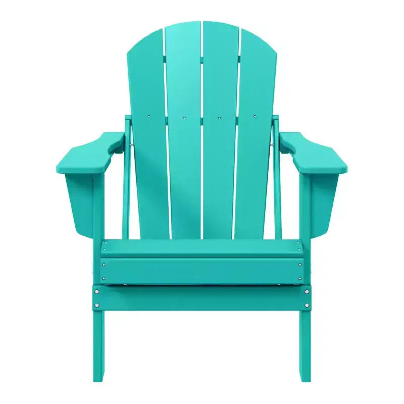 WestinTrends Malibu HDPE Outdoor Patio Folding Poly Adirondack Chair