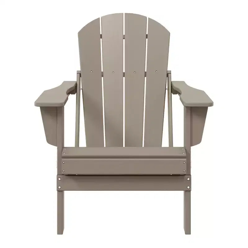WestinTrends Malibu HDPE Outdoor Patio Folding Poly Adirondack Chair