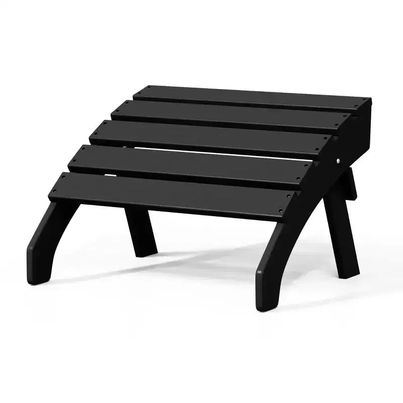WestinTrends Dylan Outdoor Patio HDPE Adirondack Ottoman Footrest