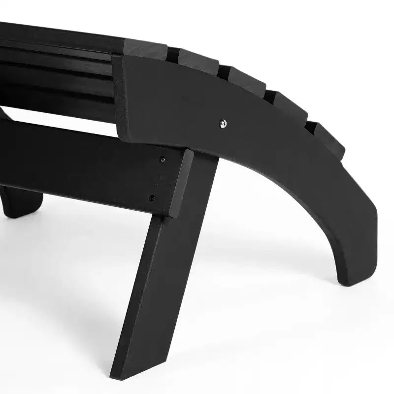 WestinTrends Dylan Outdoor Patio HDPE Adirondack Ottoman Footrest