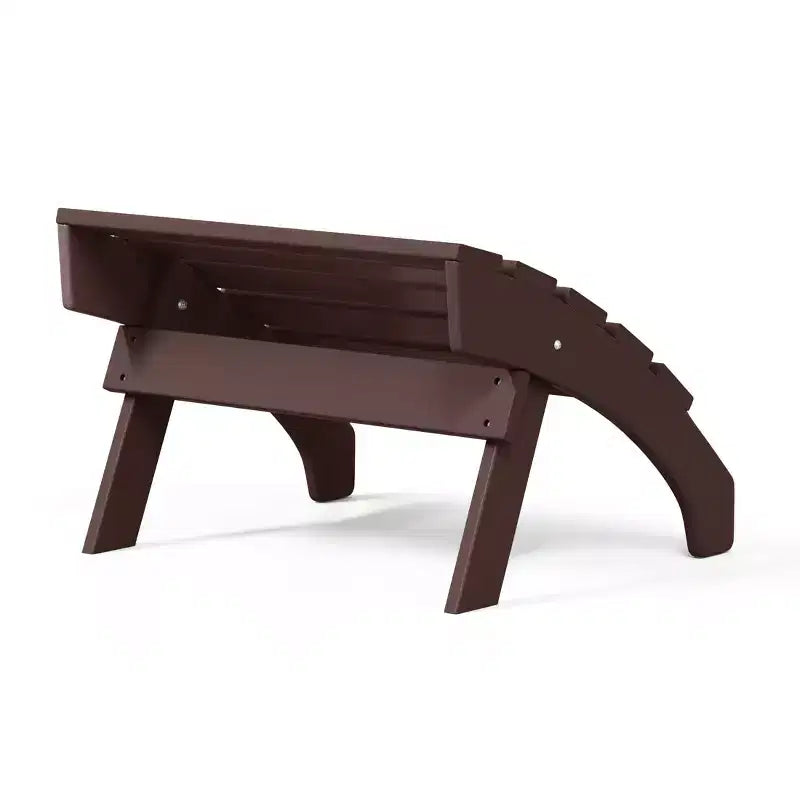 WestinTrends Dylan Outdoor Patio HDPE Adirondack Ottoman Footrest