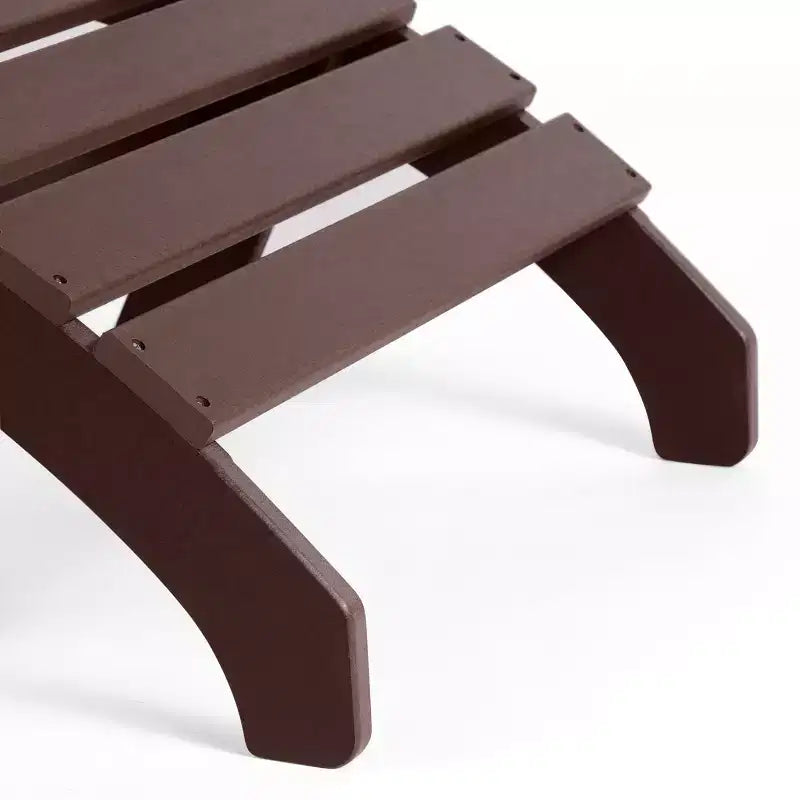 WestinTrends Dylan Outdoor Patio HDPE Adirondack Ottoman Footrest
