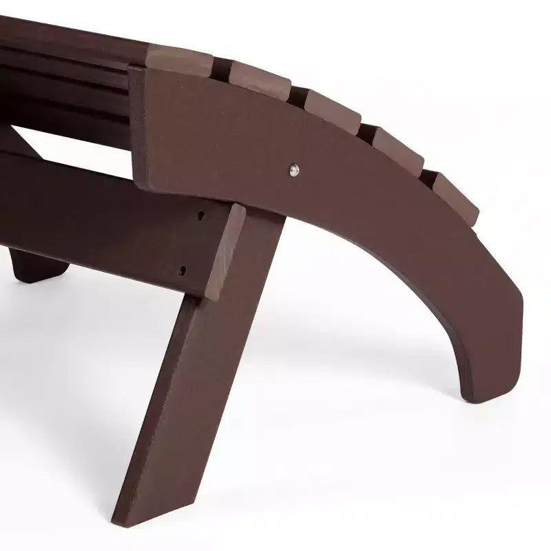 WestinTrends Dylan Outdoor Patio HDPE Adirondack Ottoman Footrest