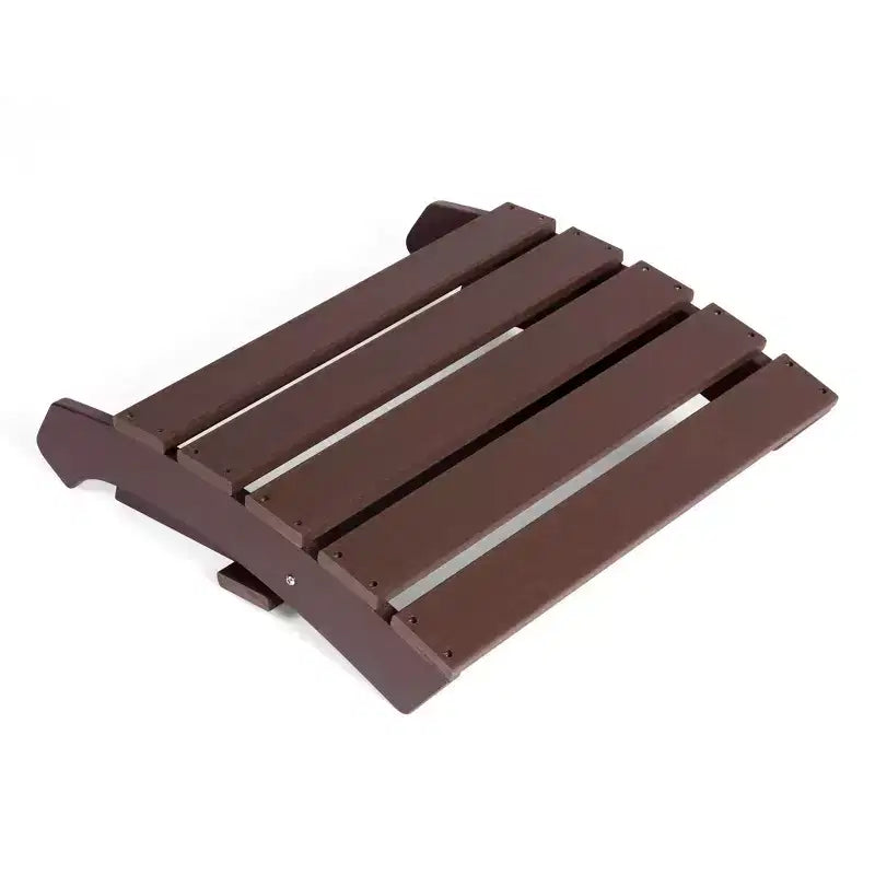 WestinTrends Dylan Outdoor Patio HDPE Adirondack Ottoman Footrest