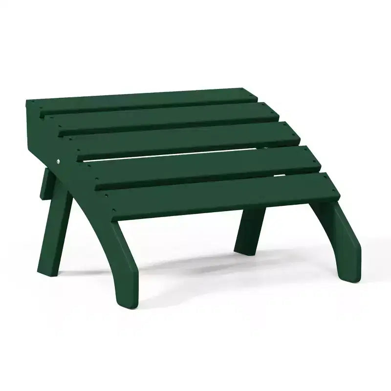 WestinTrends Dylan Outdoor Patio HDPE Adirondack Ottoman Footrest