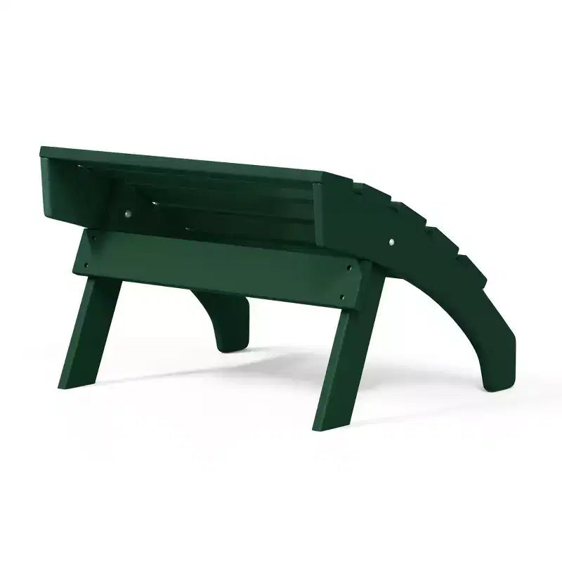 WestinTrends Dylan Outdoor Patio HDPE Adirondack Ottoman Footrest