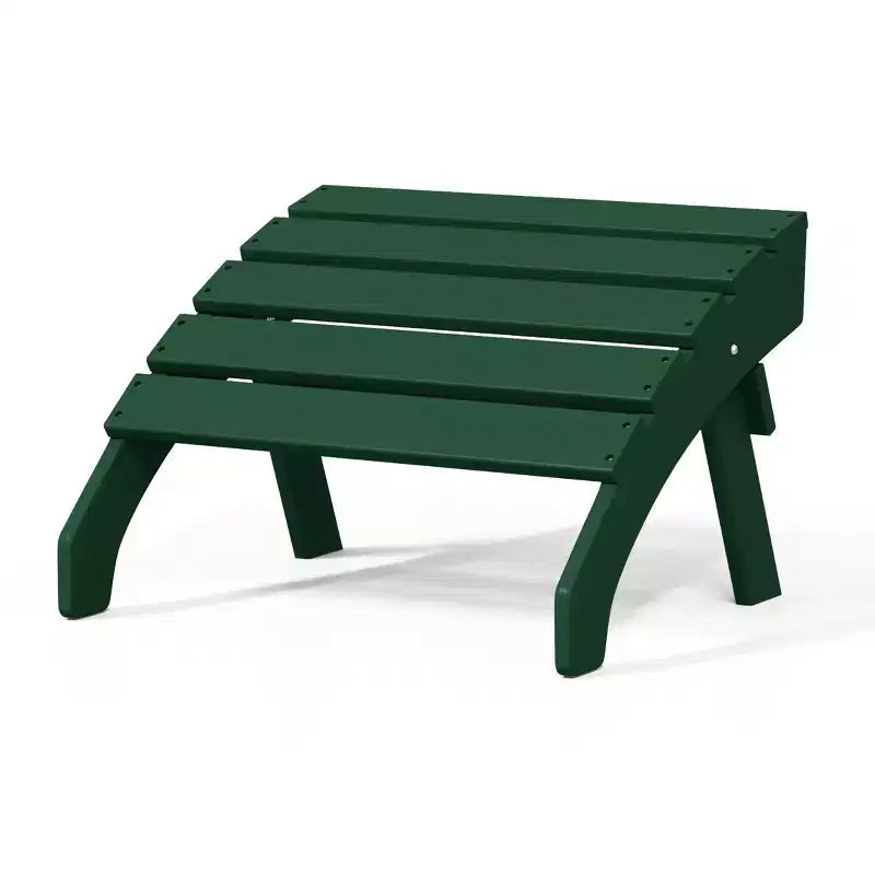 WestinTrends Dylan Outdoor Patio HDPE Adirondack Ottoman Footrest
