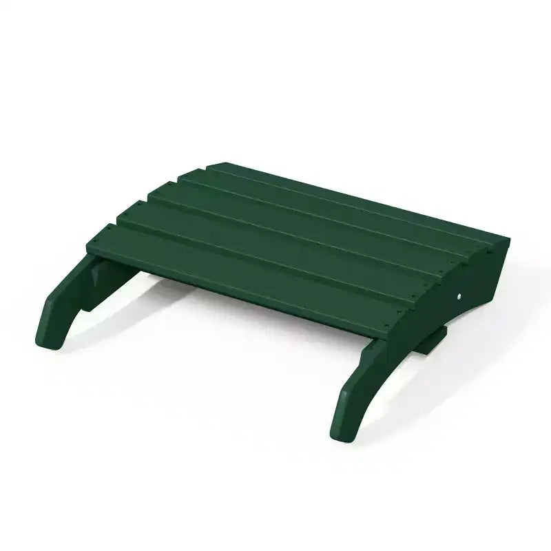 WestinTrends Dylan Outdoor Patio HDPE Adirondack Ottoman Footrest