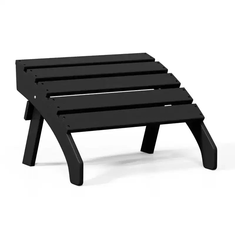 WestinTrends Dylan Outdoor Patio HDPE Adirondack Ottoman Footrest