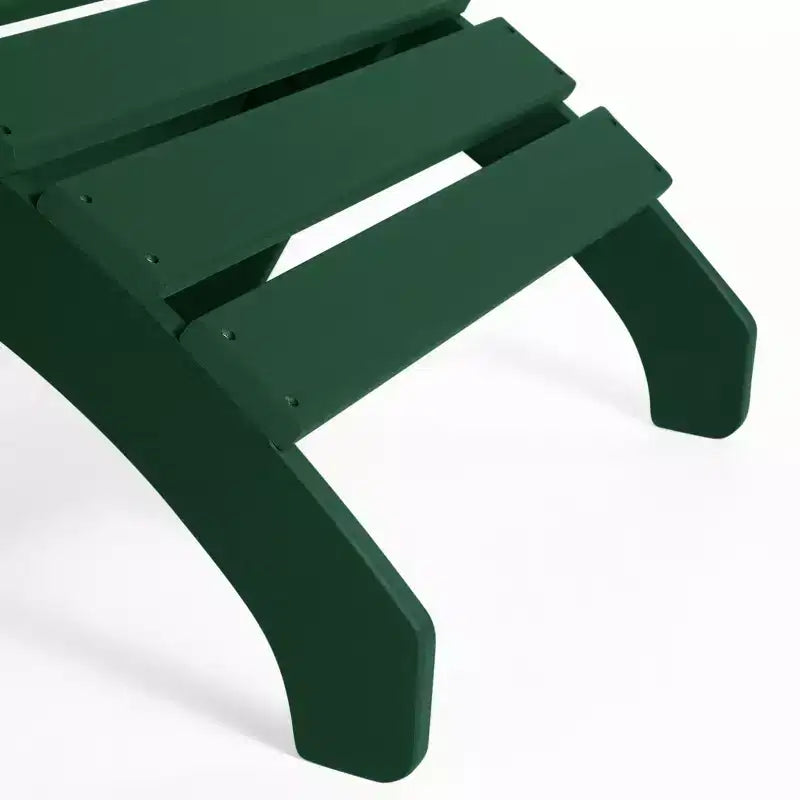 WestinTrends Dylan Outdoor Patio HDPE Adirondack Ottoman Footrest