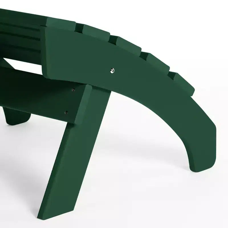 WestinTrends Dylan Outdoor Patio HDPE Adirondack Ottoman Footrest