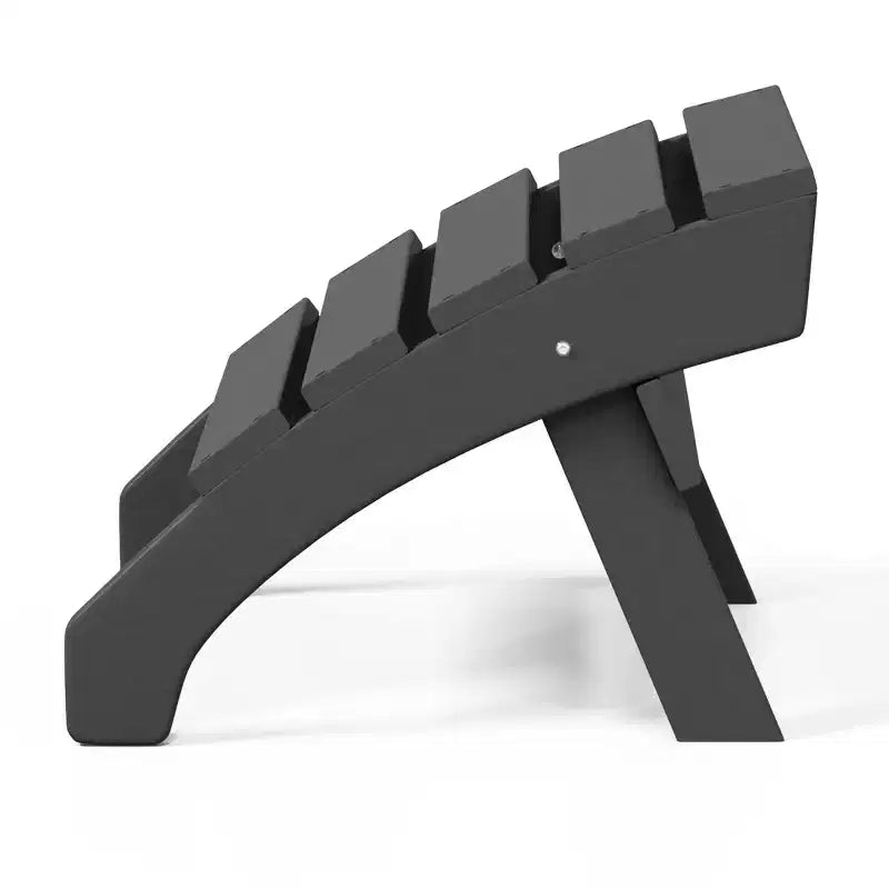 WestinTrends Dylan Outdoor Patio HDPE Adirondack Ottoman Footrest