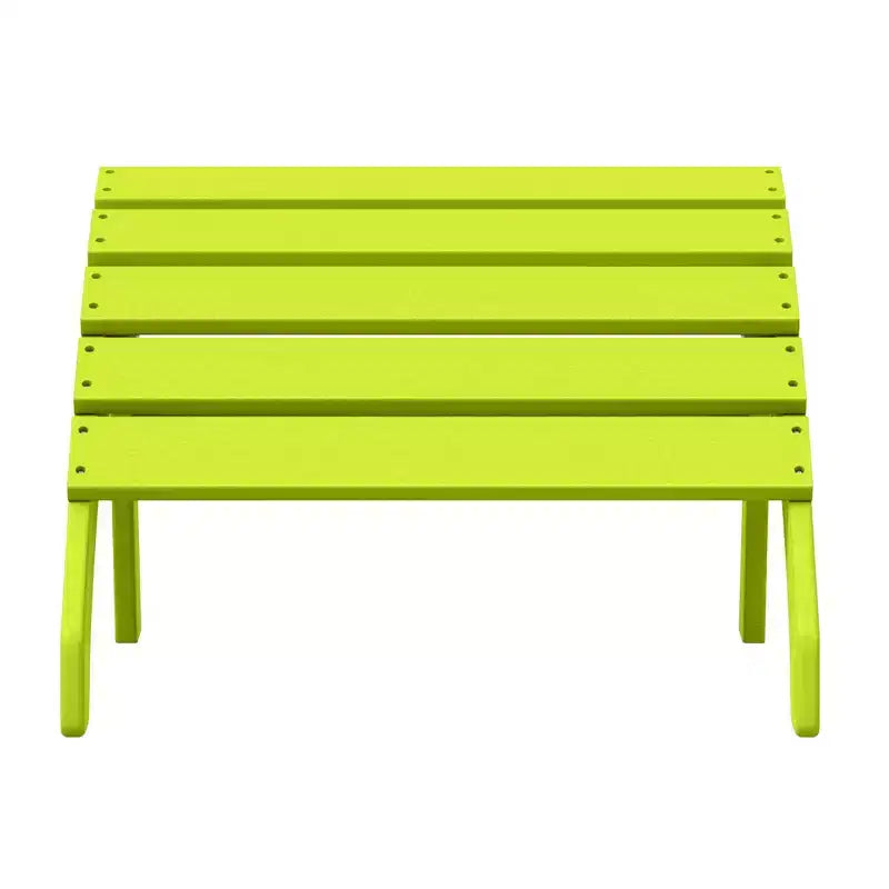 WestinTrends Dylan Outdoor Patio HDPE Adirondack Ottoman Footrest