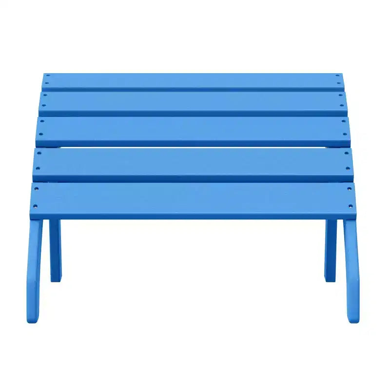 WestinTrends Dylan Outdoor Patio HDPE Adirondack Ottoman Footrest