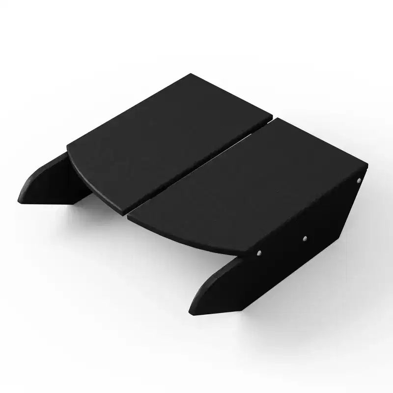 WestinTrends Riviera Modern HDPE Plastic Folding Patio Adirondack Ottoman