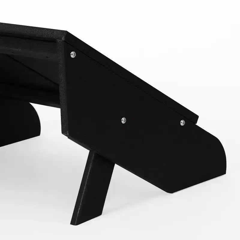 WestinTrends Riviera Modern HDPE Plastic Folding Patio Adirondack Ottoman