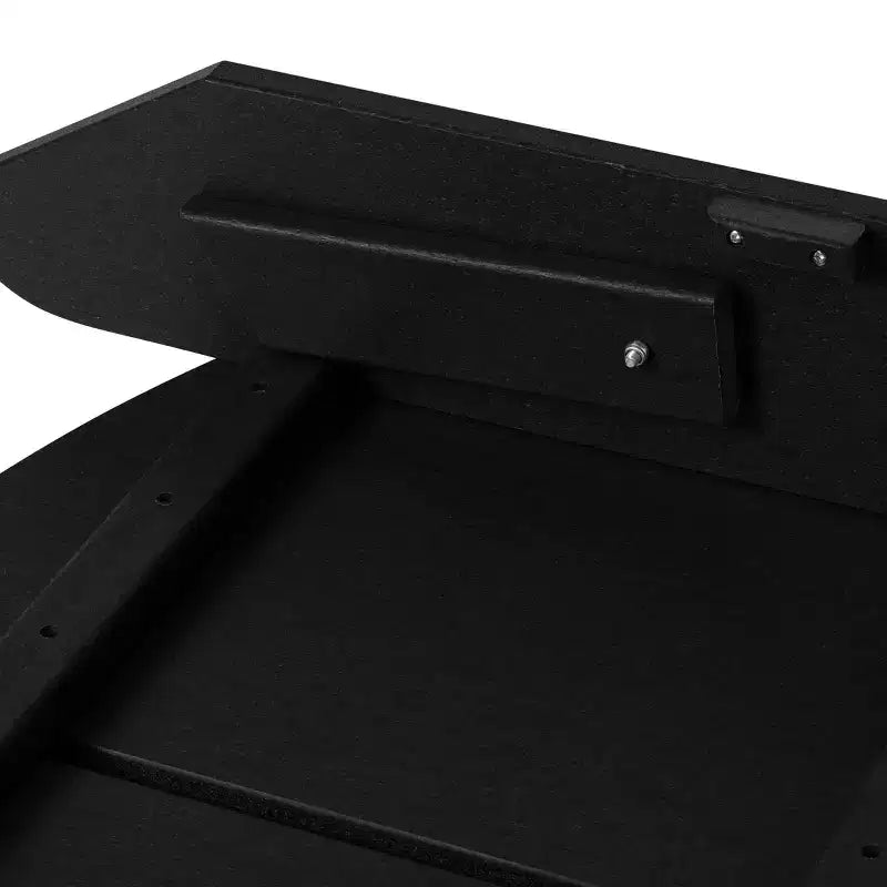 WestinTrends Riviera Modern HDPE Plastic Folding Patio Adirondack Ottoman