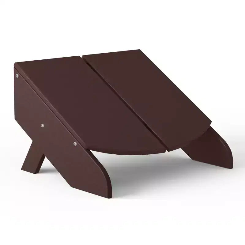 WestinTrends Riviera Modern HDPE Plastic Folding Patio Adirondack Ottoman