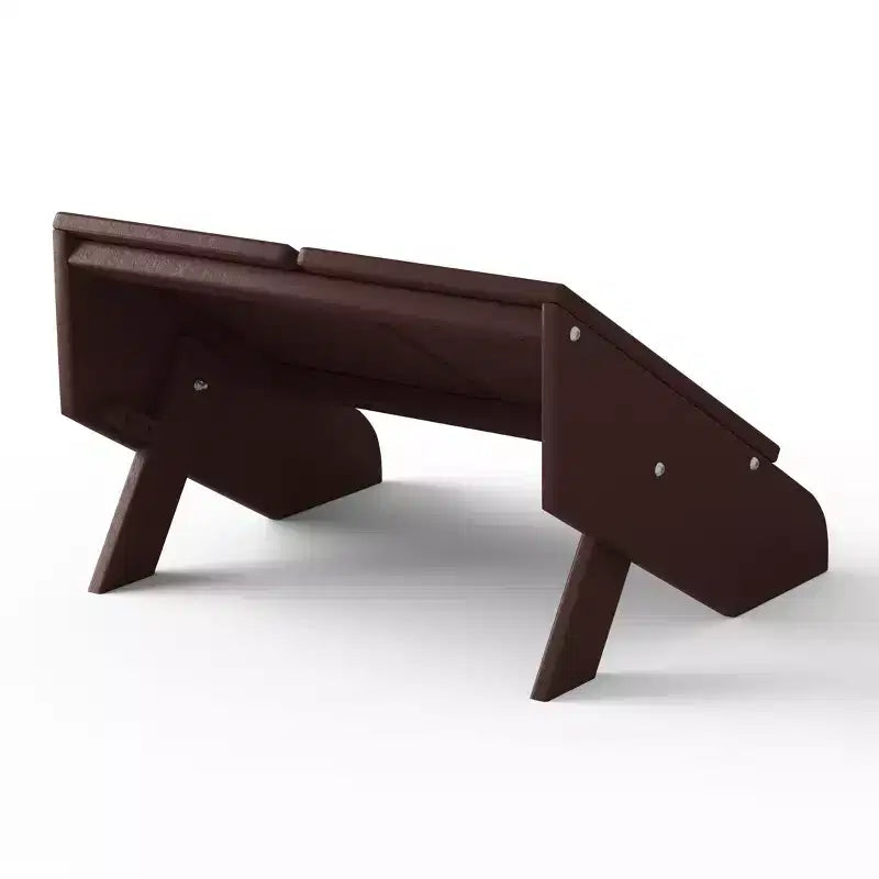 WestinTrends Riviera Modern HDPE Plastic Folding Patio Adirondack Ottoman