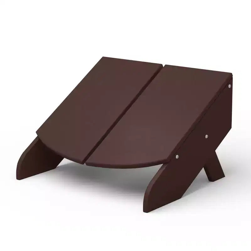 WestinTrends Riviera Modern HDPE Plastic Folding Patio Adirondack Ottoman