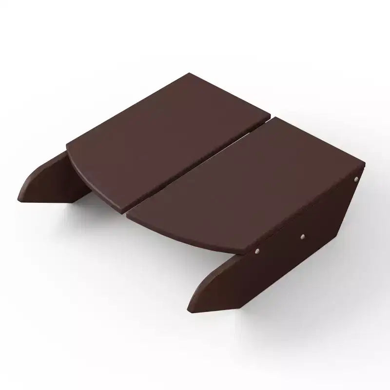 WestinTrends Riviera Modern HDPE Plastic Folding Patio Adirondack Ottoman