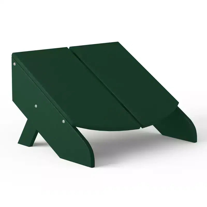 WestinTrends Riviera Modern HDPE Plastic Folding Patio Adirondack Ottoman
