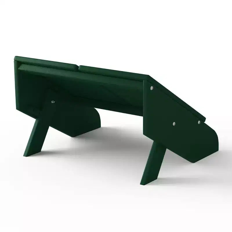 WestinTrends Riviera Modern HDPE Plastic Folding Patio Adirondack Ottoman