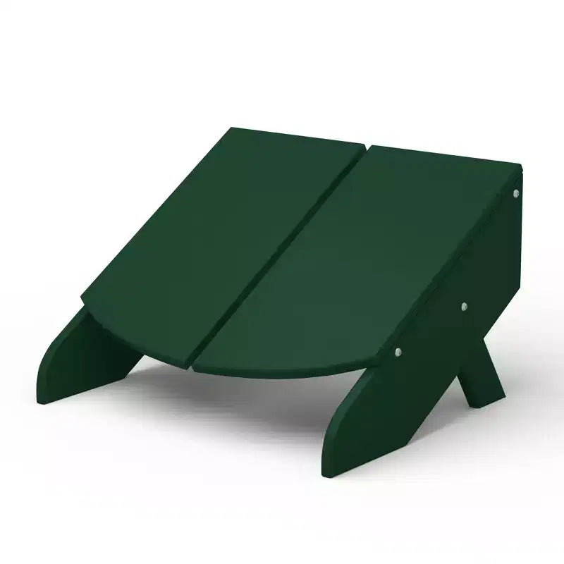 WestinTrends Riviera Modern HDPE Plastic Folding Patio Adirondack Ottoman