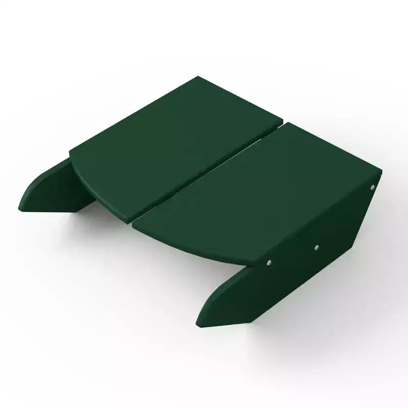 WestinTrends Riviera Modern HDPE Plastic Folding Patio Adirondack Ottoman