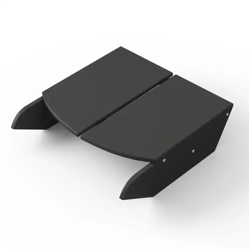 WestinTrends Riviera Modern HDPE Plastic Folding Patio Adirondack Ottoman