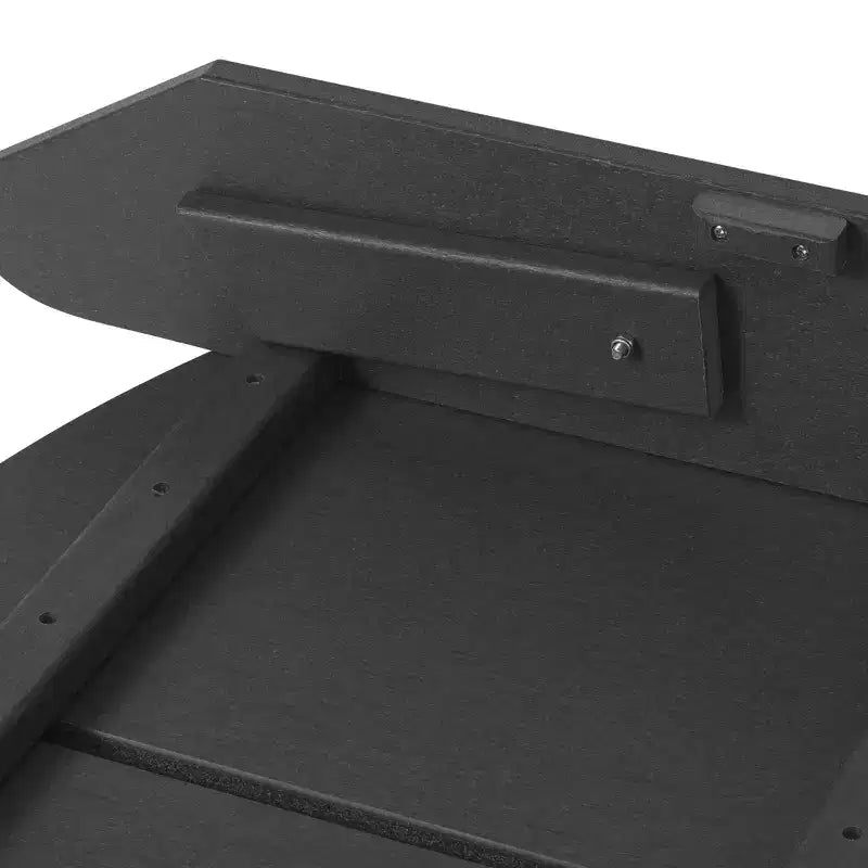 WestinTrends Riviera Modern HDPE Plastic Folding Patio Adirondack Ottoman