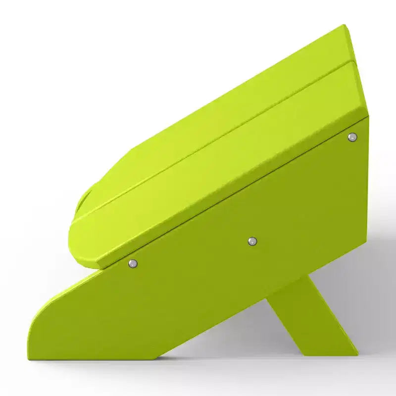 WestinTrends Riviera Modern HDPE Plastic Folding Patio Adirondack Ottoman