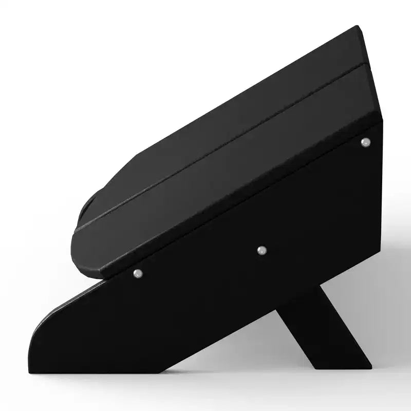 WestinTrends Riviera Modern HDPE Plastic Folding Patio Adirondack Ottoman