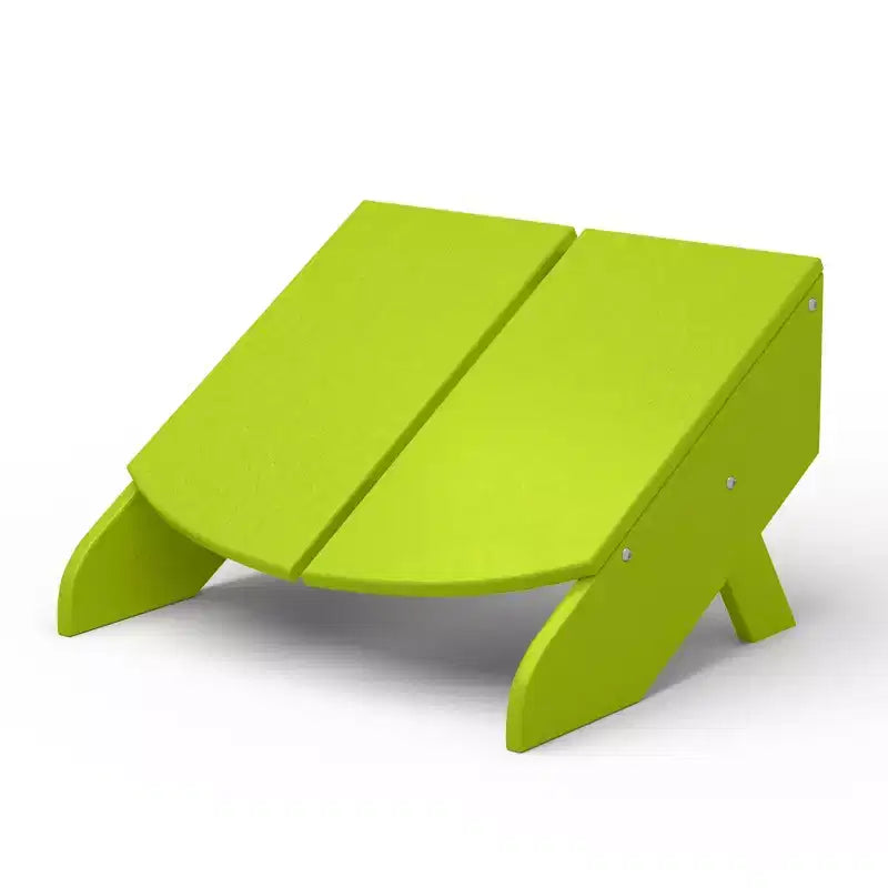WestinTrends Riviera Modern HDPE Plastic Folding Patio Adirondack Ottoman