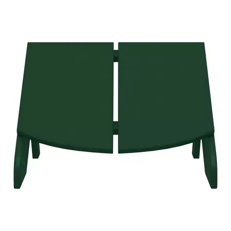 WestinTrends Riviera Modern HDPE Plastic Folding Patio Adirondack Ottoman