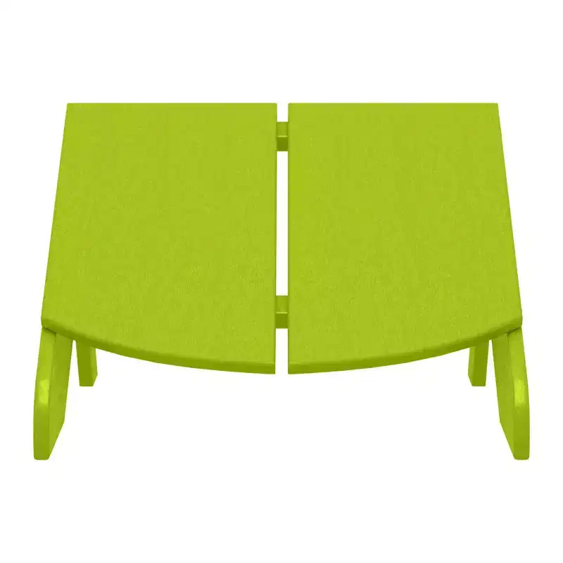 WestinTrends Riviera Modern HDPE Plastic Folding Patio Adirondack Ottoman
